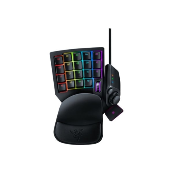 Razer Tartarus V2 - tangentsats - med rullningshjul, 8-way directional thumbpad Inmatningsenhet Svart
