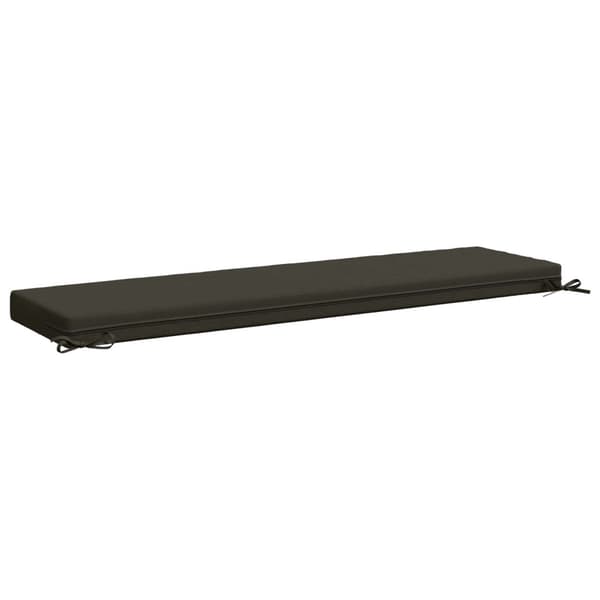 Bänk kudde SOEST 100% Polyester Antracit 160 x 40 x 8 cm