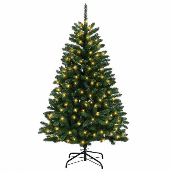 Plast Hingad Julgran 180 cm 300 LED-lampor Varmvit stål