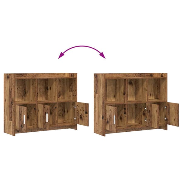 Sideboard Gammalt trä 98,5 x 33 x 80 cm Konstruerat trä
