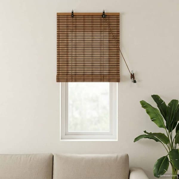 Rullgardin Brun 70 x 160 cm Bambu
