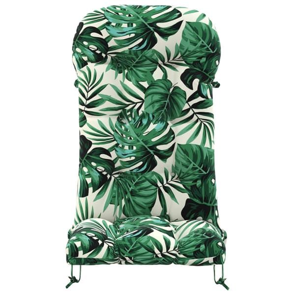 Solsängkudde PUTTEN 100% Polyester Bladmönster 48 x 112 x 10 cm