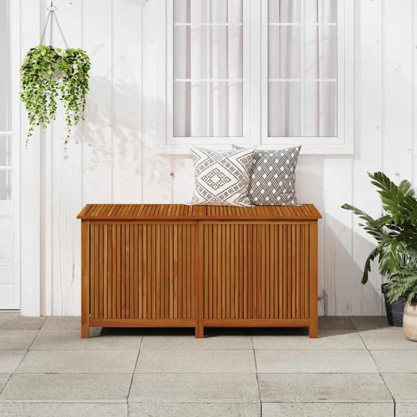 Dynbox 150x80x75 cm massivt akaciaträ