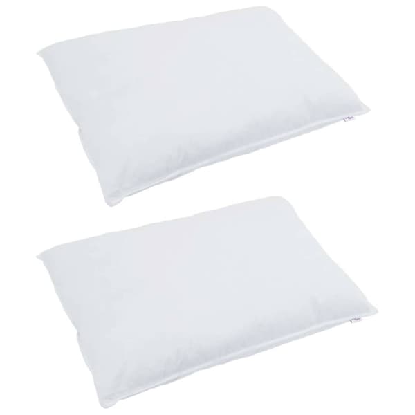 Täckeset med kudde 3 pcs Vit Dunfjäder