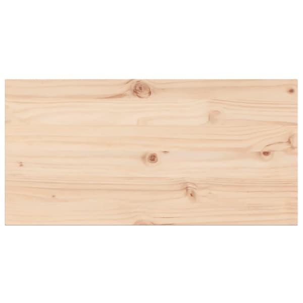 Bordsskivor 2 st 90x45x2,5 cm rektangulär massiv furu