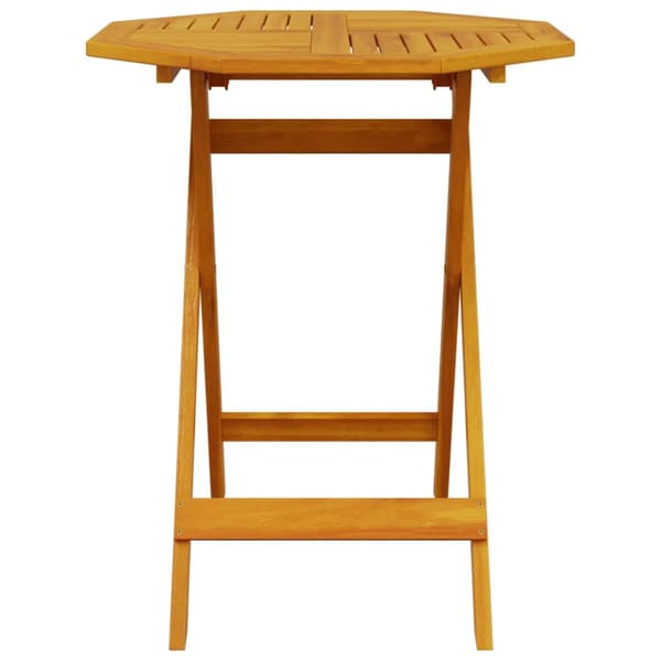Fällbart bistroset 3 pcs Brun Massivt Akaciaträ