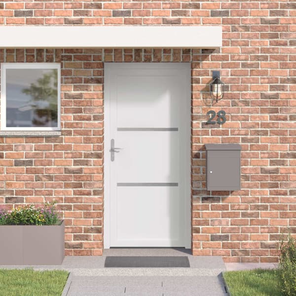 Framdörr Vit 98 x 208 cm PVC