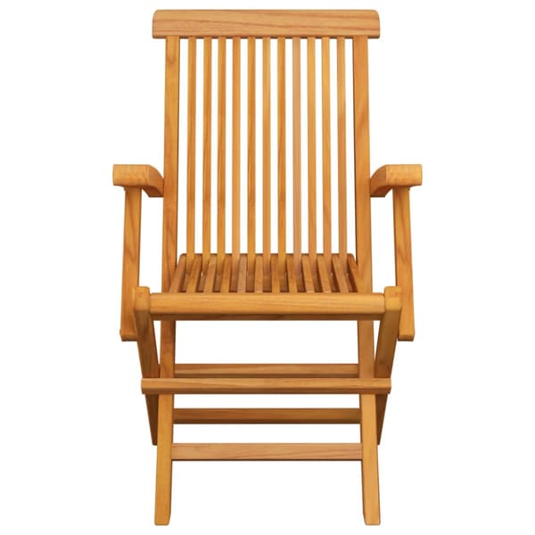 Trädgårdsstolar med beige dynor 6 st massiv teak