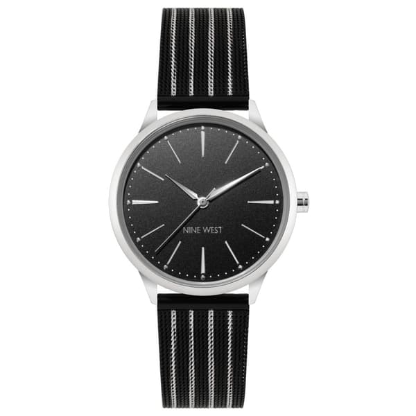 NINE WEST NW-2567SVBK - Quartz Klocka Dam (36MM)