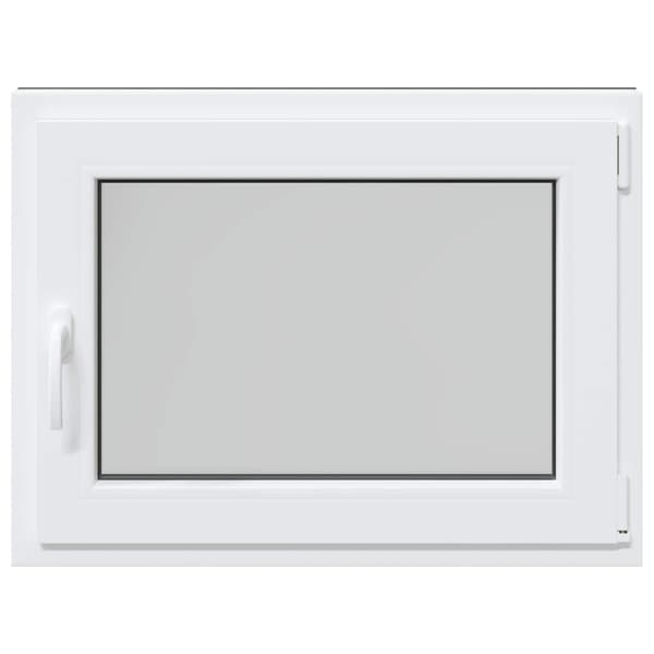 Källarfönster RISOR Antracit 80 x 60 cm PVC och glas