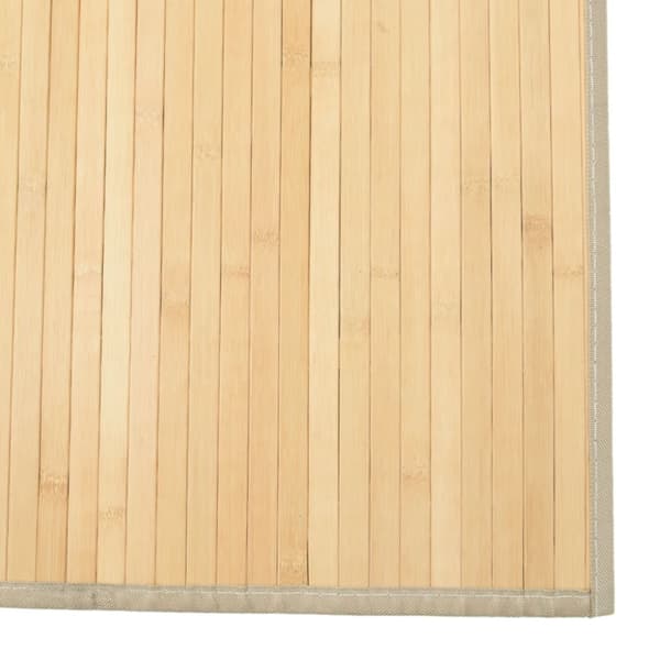 Matta rektangulär ljus naturlig 80x300 cm bambu