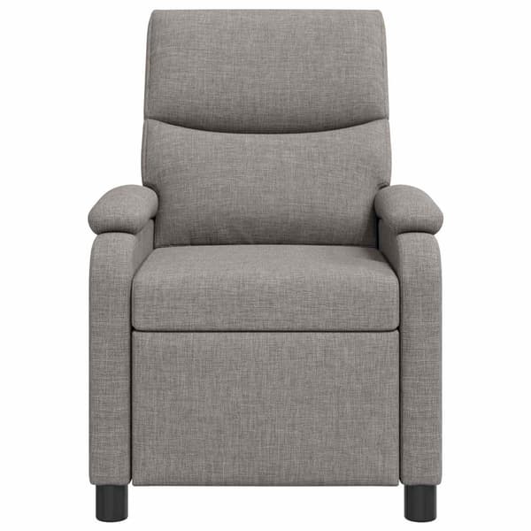 Massagefåtölj Taupe Tyg