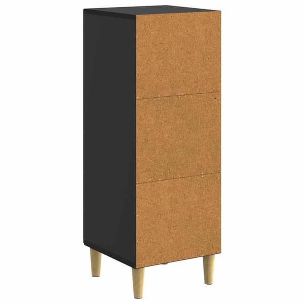 Sideboard Svart 33 x 34,5 x 90 cm Konstruerat trä