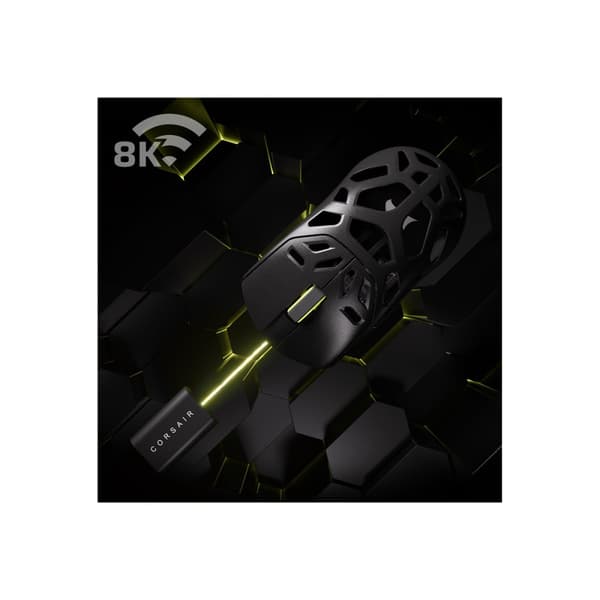 CORSAIR SABRE V2 PRO - mus - USB, 2.4 GHz - svart