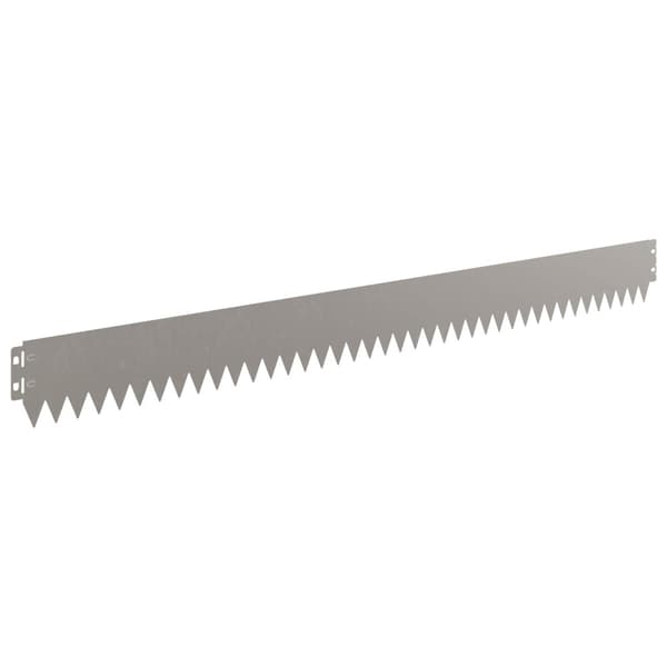 Kant för gräsmatta 50 pcs 103 x 10 cm Stål Rostig