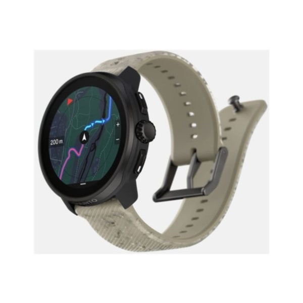 Suunto Race S - glasfiberarmerad polyamid - sportklocka med rem - 32 GB - grusgrå