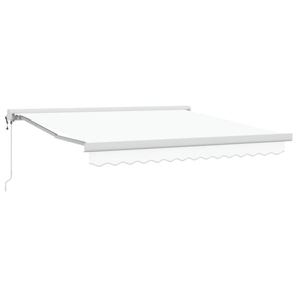 Markis Vit 300 x 250 x 165 cm Polyester och aluminium