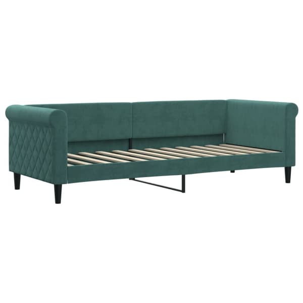 Dagbädd mörkgrön 80x200 cm sammet