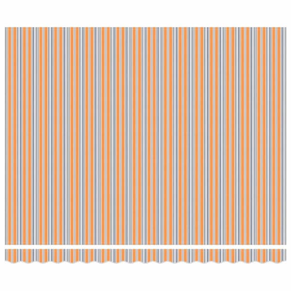 Utdragbar markis Flerfärgsdesign 400 × 350 cm