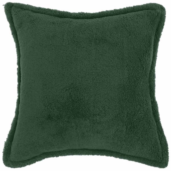 Kuddöverdrag 6 st HOUTEN Mörkgrön 40 x 40 cm Bouclé