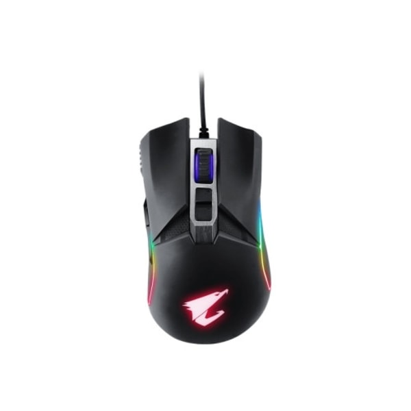 AORUS M5 - mus - USB - mattsvart Svart
