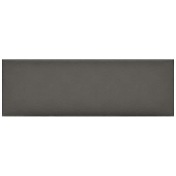 Väggsänggavel 12 pcs Grå 90 x 30 cm tyg