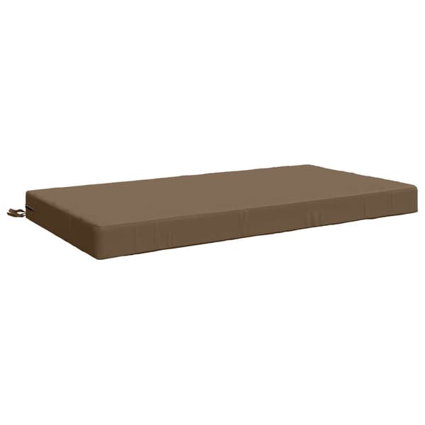 Sittkudde SOEST 100% Polyester Taupe 120 x 60 x 10 cm