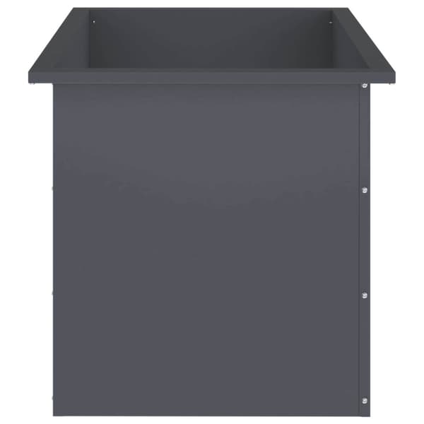 Odlingslåda med LED Antracit 50 x 80 x 48 cm Stål