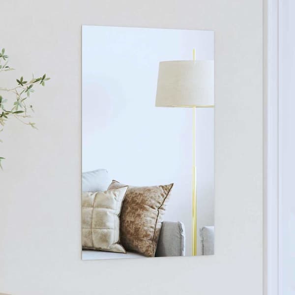 Väggspegel Rektangulär 40 x 60 cm härdat glas