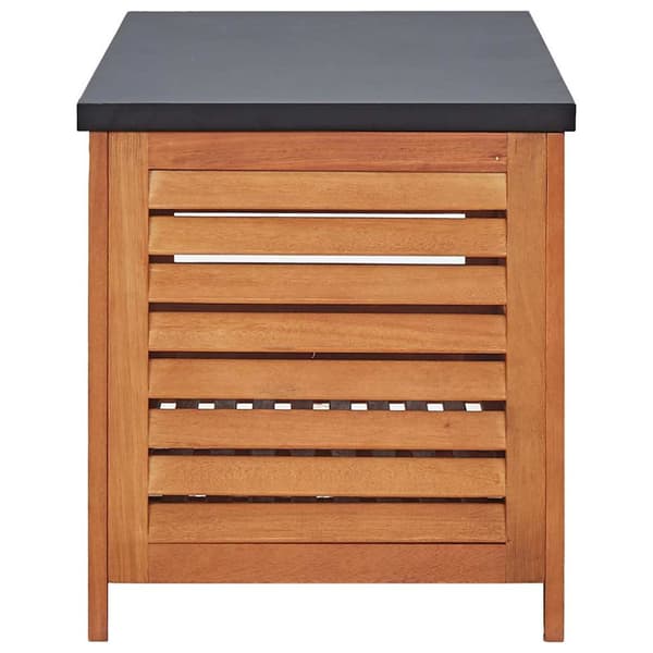 Dynbox 150x50x55 cm massivt eukalyptusträ