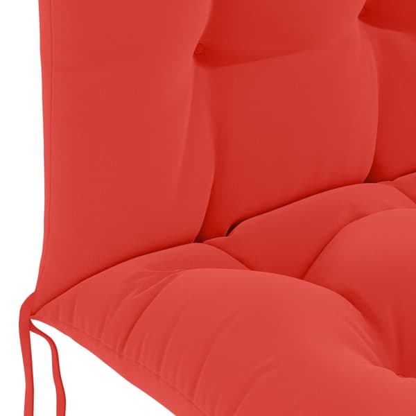 Solsängkudde PUTTEN 100% Polyester Röd 48 x 112 x 10 cm