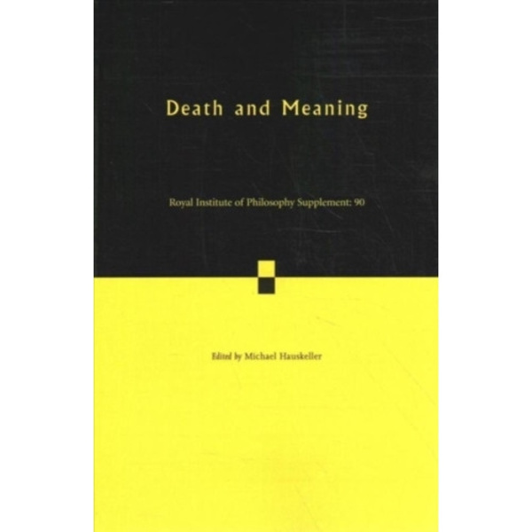 Death and Meaning: Volume 90 (häftad, eng)
