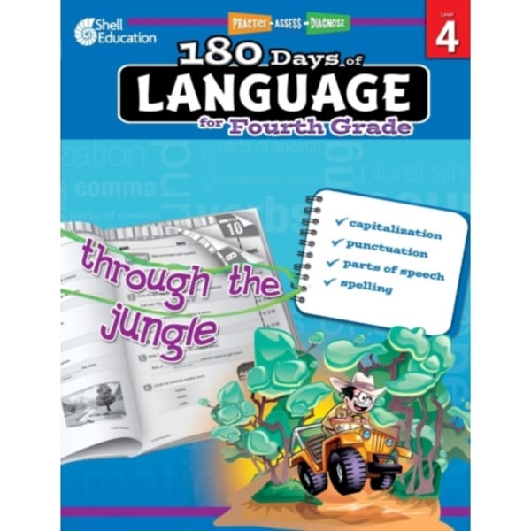 180 Days™: Language for Fourth Grade (häftad, eng)