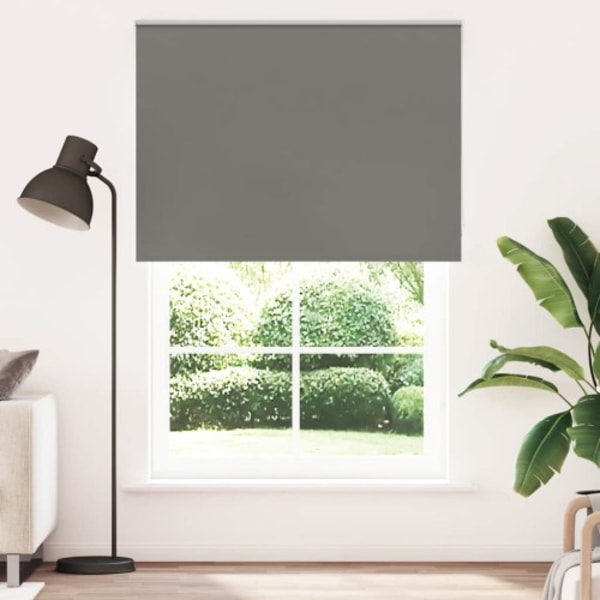 Rullgardin mörkläggning grå 150x230 cm tyg bredd 146,6 cm