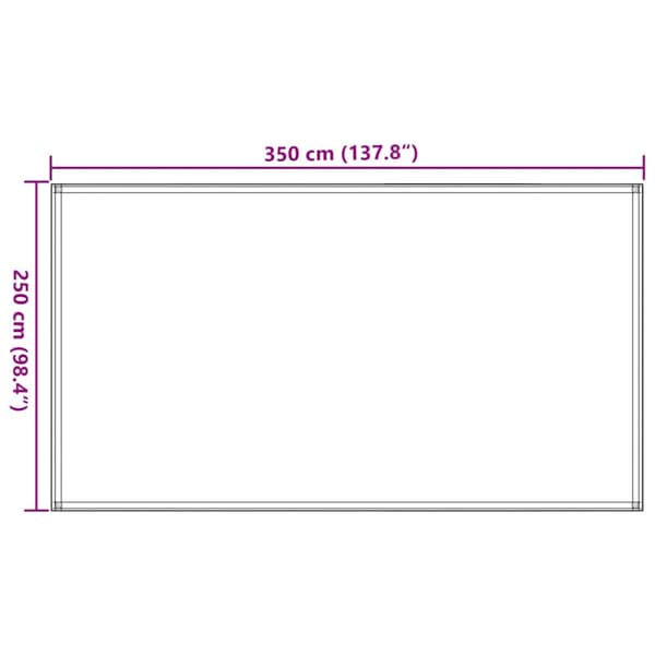 Tältmatta 250x350 cm antracit