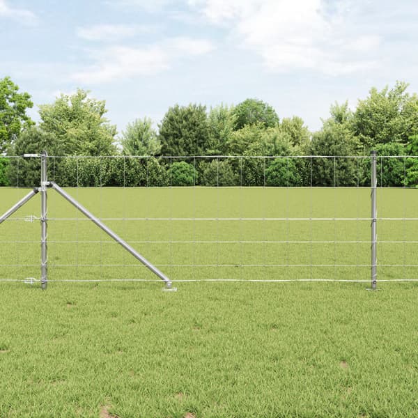 Stängselstolpe Galvaniserad 25 x 0,8 m Stål