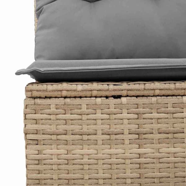 Trädgårdsbänk Beige konstrotting