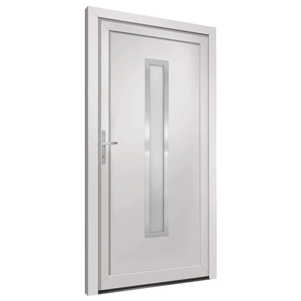 Ytterdörr vit 108x200 cm PVC