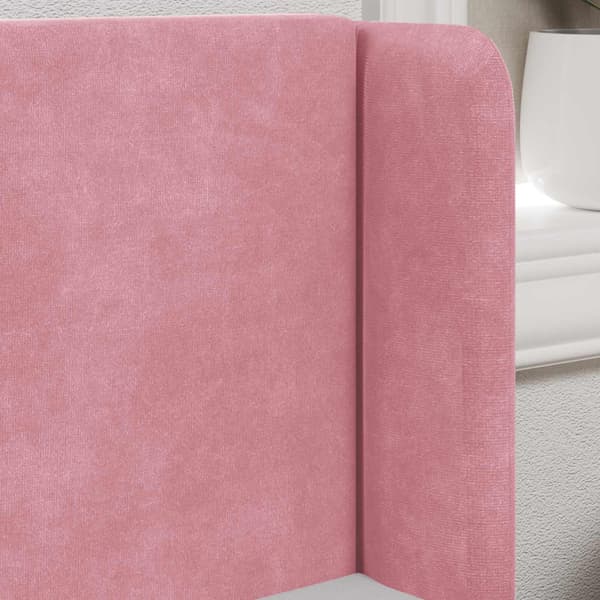 Sänggavel Öra Rosa Sammet