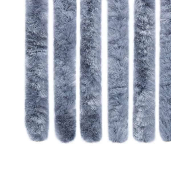 Insektsdraperi silver 100x220 cm chenille