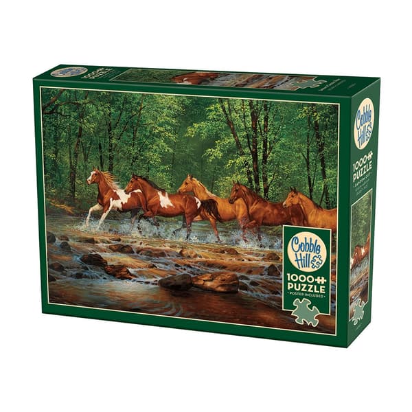 Spring Creek Run, Pussel, 1000 bitar, Cobble Hill