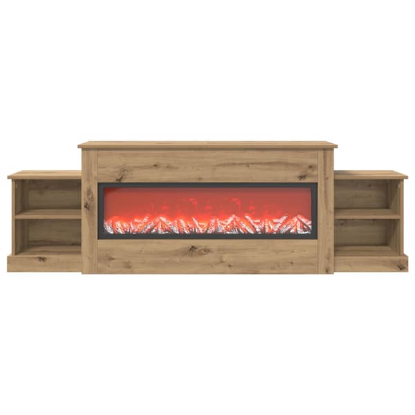 Elektrisk eldstad Artisan-ek 177 x 30 x 56,5 cm Konstruerat trä