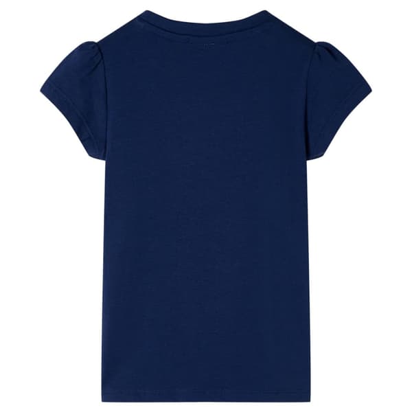 T-shirt för barn marinblå 116