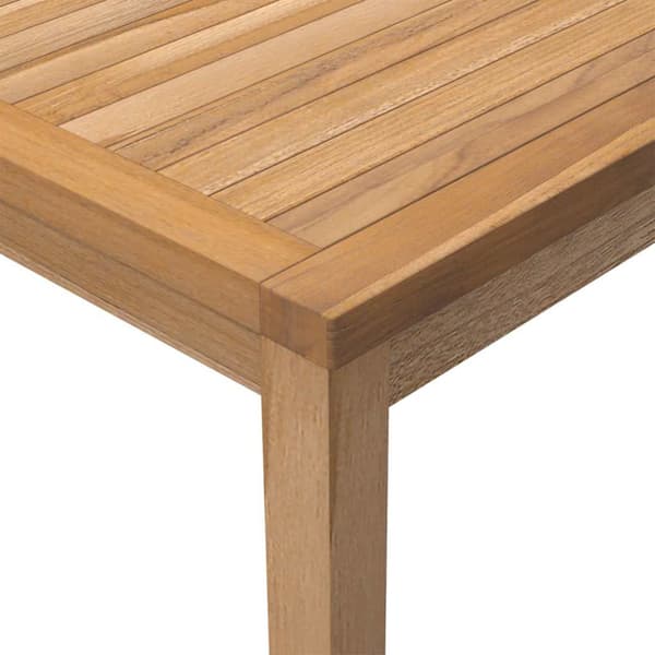 Trädgårdsbord 110x110x77 cm massiv teak