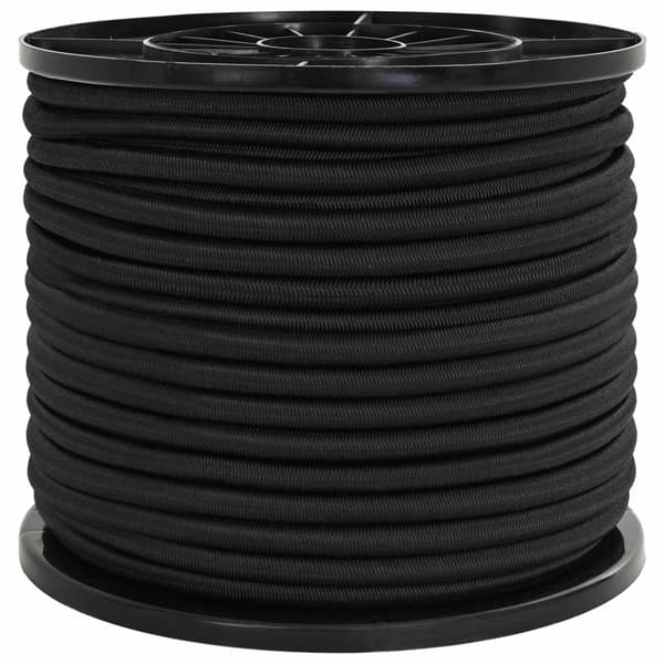 Bungee-rep 8 mm Svart PP och gummi