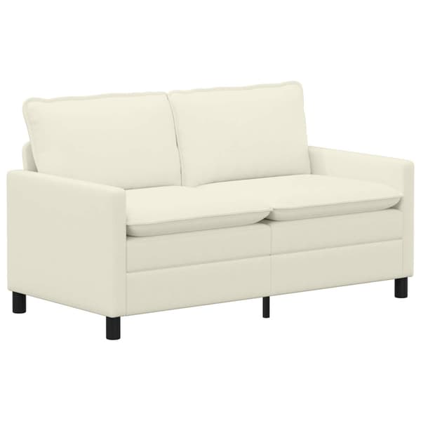 Soffa Gräddvit 156 x 81 x 87,5 cm Tyg