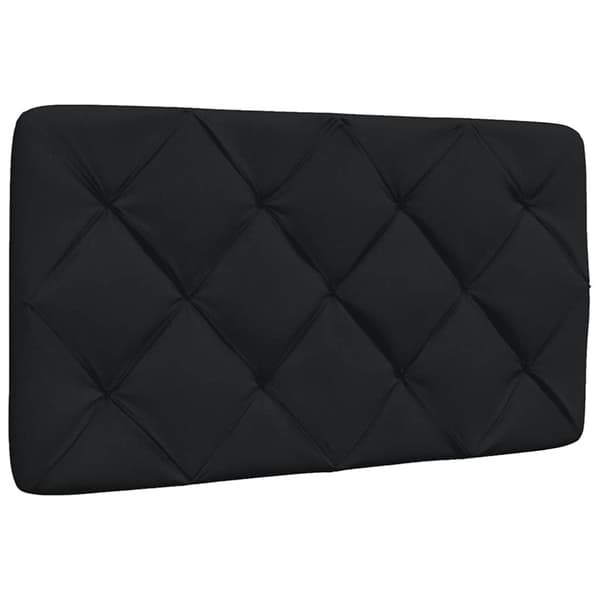 Bed Frame with LED without Mattress Black 80x200 cm Fabric