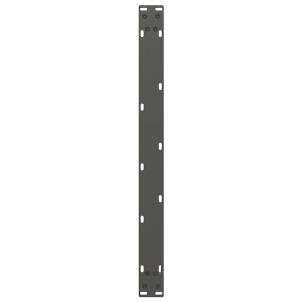 Soffbordsben U-formade 2 st antracit 70x(42-43) cm stål