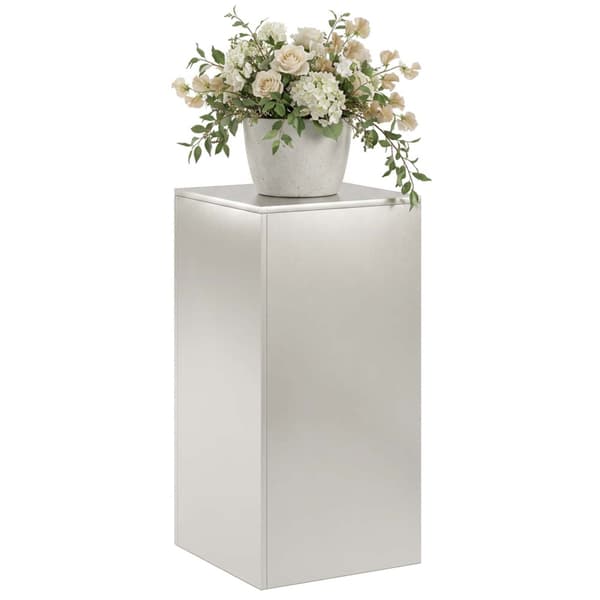 Växtställ Silver 40 x 40 x 80 cm Stål