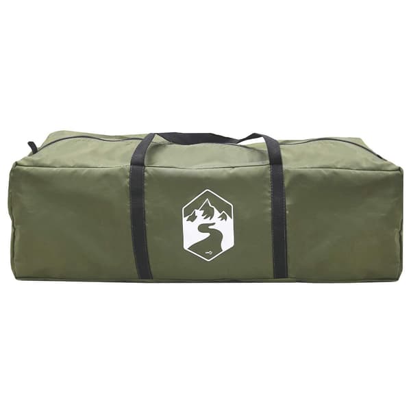 Familjetält Armégrön 12-Person Polyester / Bomull